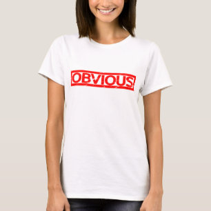 Offensichtliche Briefmarke T-Shirt
