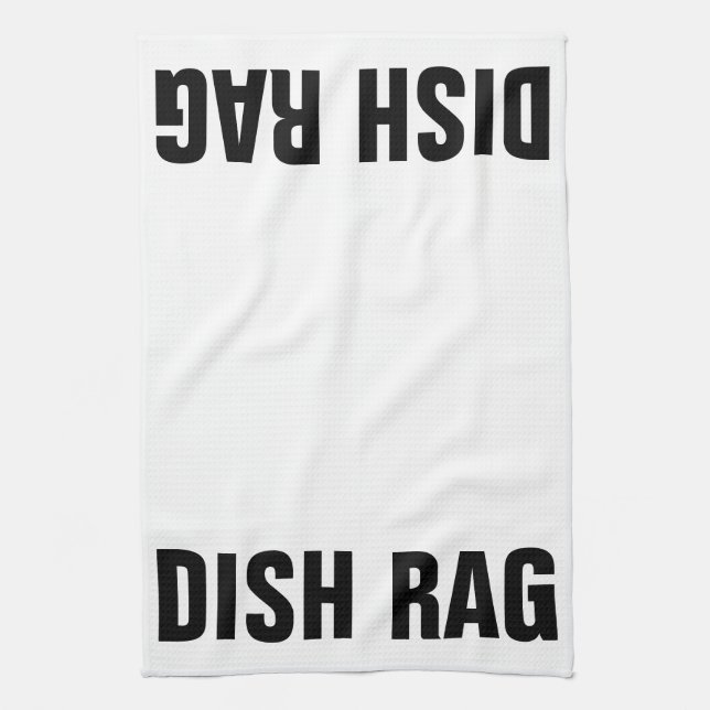Offensichtliches DISH RAG Geschirrtuch (Vertikal)