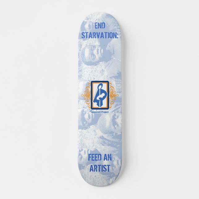 Offensichtliches Projekt Alte Schuldeck Skateboard (Vorne)