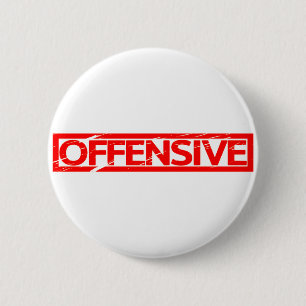 Offensive Briefmarke Button