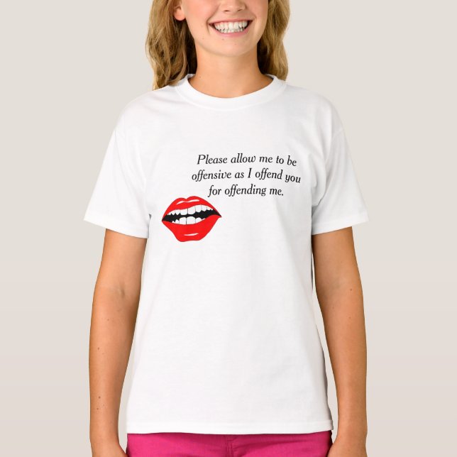 Offensive für die Beleidigung T-Shirt (Vorderseite)