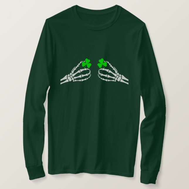 Offensive irische suggestive Hände T - Shirt (Design vorne)