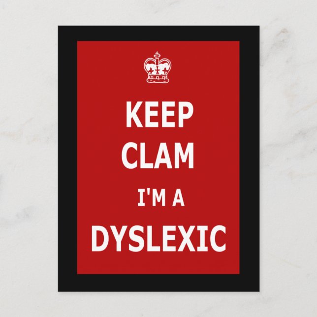 Offensive Keepcalmandarryon Postkarte (Vorderseite)