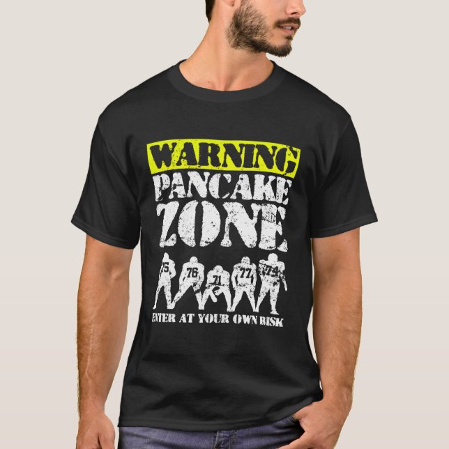 Offensive Line Football Line T-Shirt (Vorderseite)