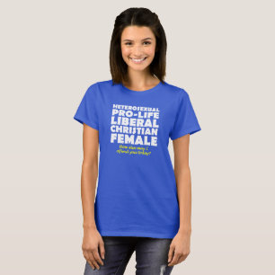 Offensive Prolife Female Christliche Shirt Spaß