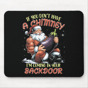 Offensive Weihnachtserwachsene Ual Innuendo Santa  Mousepad