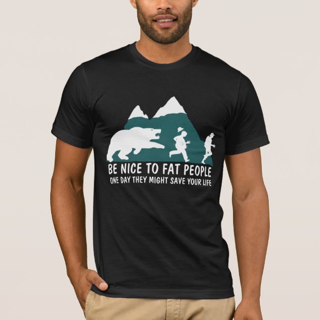 Offensiver fetter Witzmänner T-Shirt (Vorderseite)