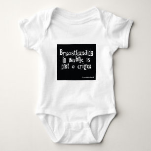 Öffentlich stillen ist nicht ein Verbrechen Baby Strampler