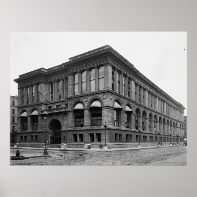 Öffentliche Bibliothek Chicago Poster (Vorne)