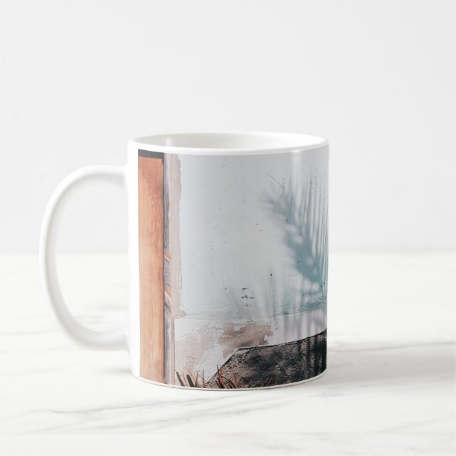 ÖFFENTLICHE BLUE LOUVERED WINDOWS KAFFEETASSE (Links)