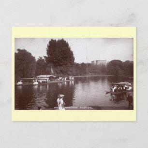 Öffentliche Gärten, Boston Vintage Postkarte