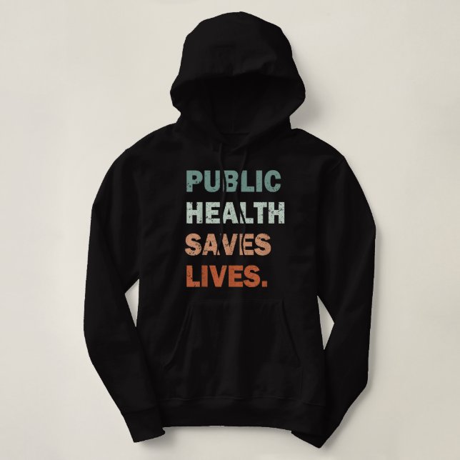 Öffentliche Gesundheit Rette Krankenpflege Hoodie (Design vorne)