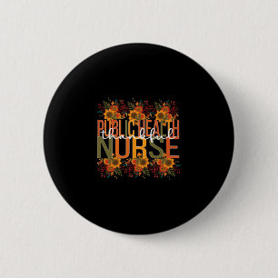 Öffentliche Gesundheitskrankenschwester Erntedankf Button