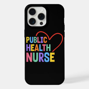 Öffentliche Gesundheitskrankenschwester Herz iPhone 15 Pro Max Hülle
