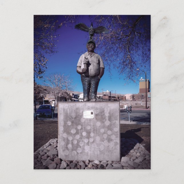 Öffentliche Kunstskulptur Postkarte (Vorderseite)