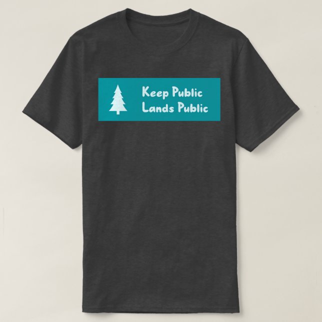 Öffentliche Landgebiete öffentliche Nationalparks  T-Shirt (Design vorne)