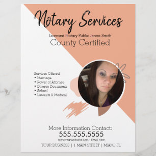 Öffentliche Notdienste Boho Foto Business Flyer