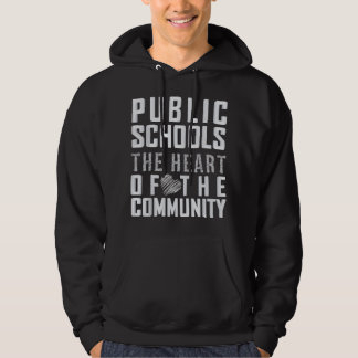 Öffentliche Schulen das Herz der Gemeinschaft Minn Hoodie