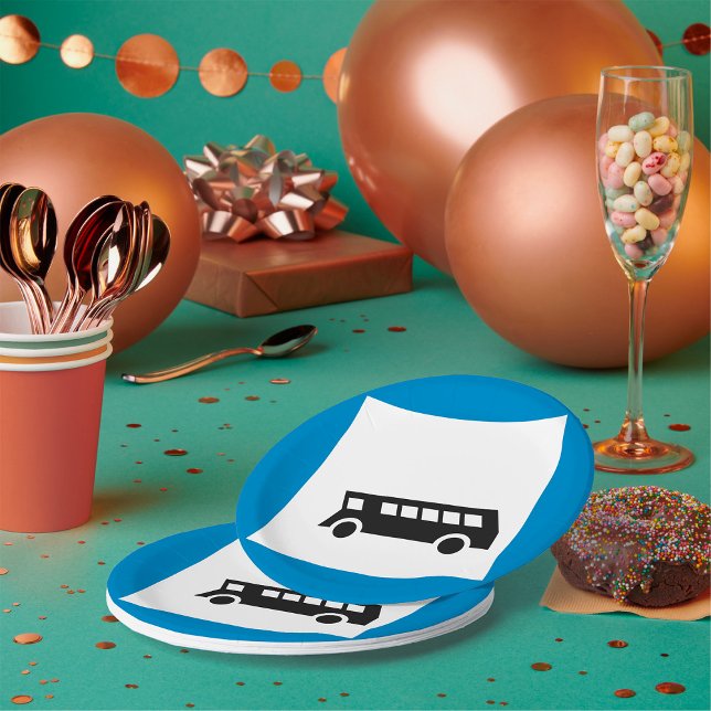 Öffentliche Verkehrsmittel Bushaltestelle Untersch Pappteller (Von Creator hochgeladen)