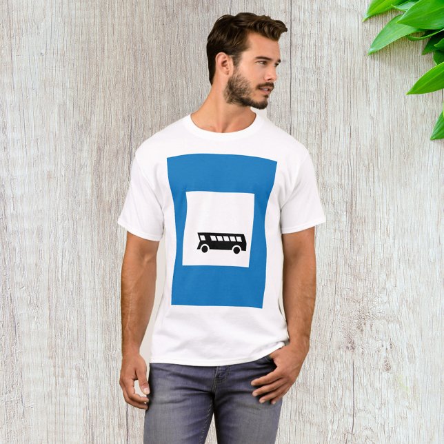 Öffentliche Verkehrsmittel Bushaltestelle Untersch T-Shirt (Von Creator hochgeladen)