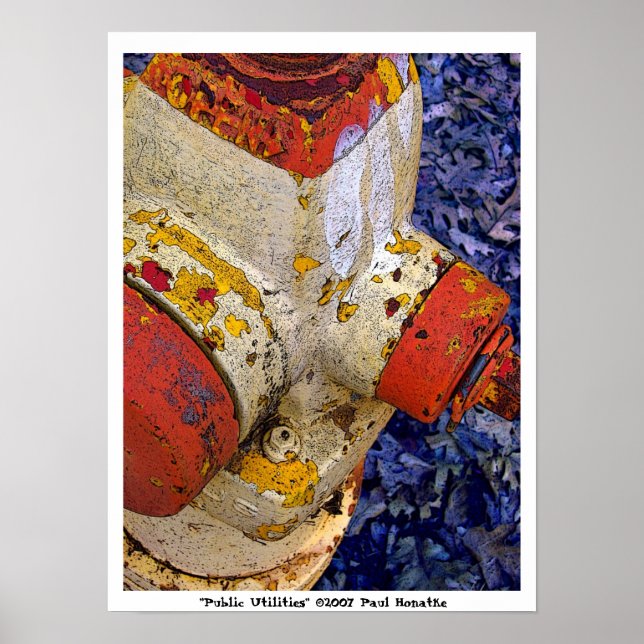 "Öffentliche Versorgungseinrichtungen" Poster (Vorne)