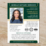 Öffentlicher Agent für öffentliche Mobildarlehen G Flyer<br><div class="desc">Mit den klassischen Business-Flyern "Mobile Notary Service" schaffen Sie ein berufliches Aussehen. Eine stilvolle Vorlage, die mit Ihrem Foto, Namen, Details und Logo oder Akkreditierungssymbolen personalisiert ist. Text und Bilder können angepasst oder gelöscht werden, sodass Sie die gewollt Informationen einschließen können. Ein effektiver Weg, um Ihr Geschäft zu fördern und...</div>