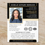 Öffentlicher Agent für öffentliche Mobilkredite Flyer<br><div class="desc">Mit den klassischen Business-Flyern "Mobile Notary Service" schaffen Sie ein berufliches Aussehen. Eine stilvolle Vorlage, die mit Ihrem Foto, Namen, Details und Logo oder Akkreditierungssymbolen personalisiert ist. Text und Bilder können angepasst oder gelöscht werden, sodass Sie die gewollt Informationen einschließen können. Ein effektiver Weg, um Ihr Geschäft zu fördern und...</div>