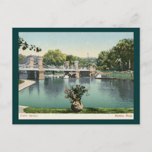 Öffentlicher Garten, Boston 1905 Vintag Postkarte