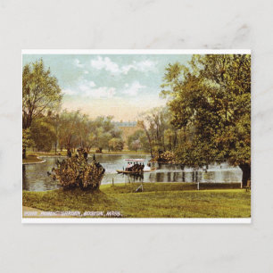 Öffentlicher Garten, Boston 1909 Vintage Postkarte