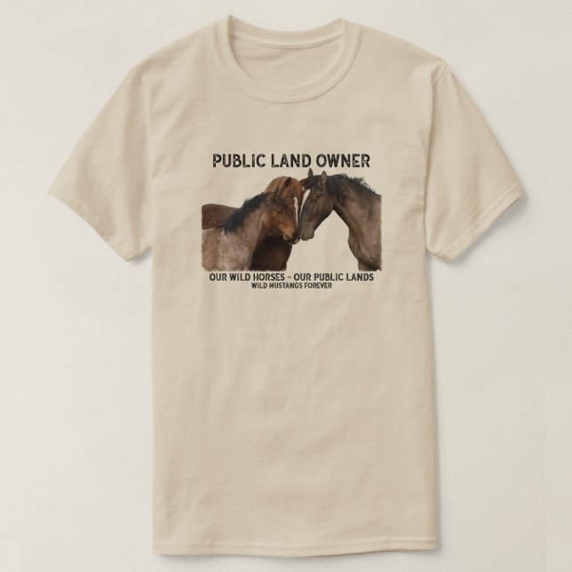 Öffentlicher Landbesitzer T Shirt (Design vorne)