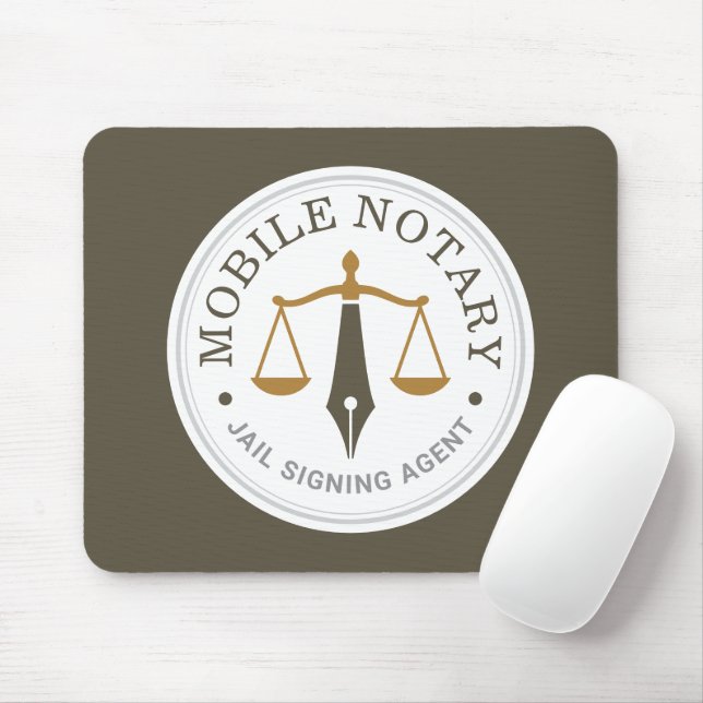 Öffentlicher Mobiler Notar mit individuellem Recht Mousepad (Mit Mouse)