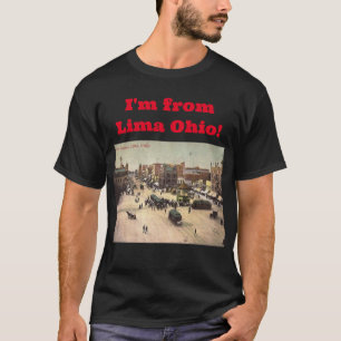 Öffentlicher Platz, Lima, Ohio Vintag T-Shirt