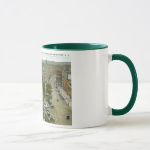 Öffentlicher Platz, Watertown NY 1928 Vintage Tasse