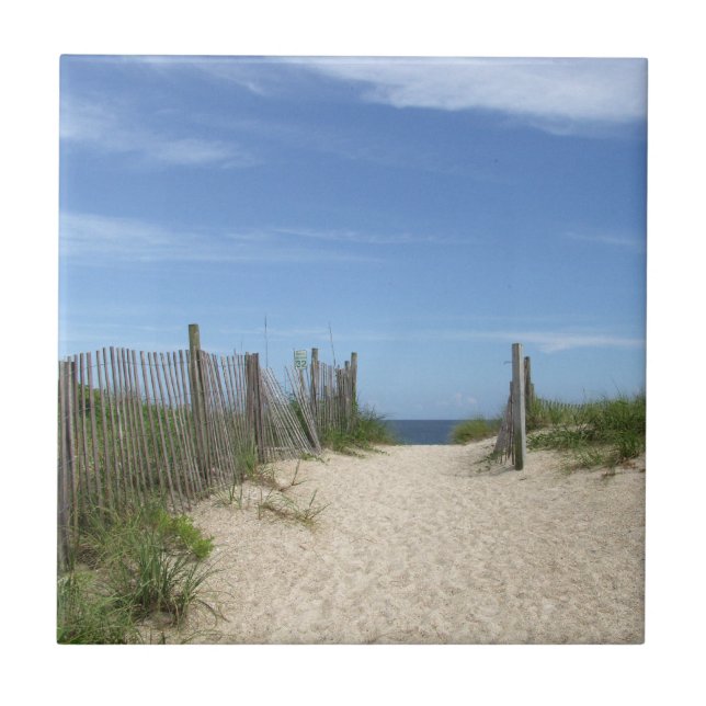 Öffentlicher Zugang 32 Wrightsville Strand-Fliese Fliese (Vorderseite)