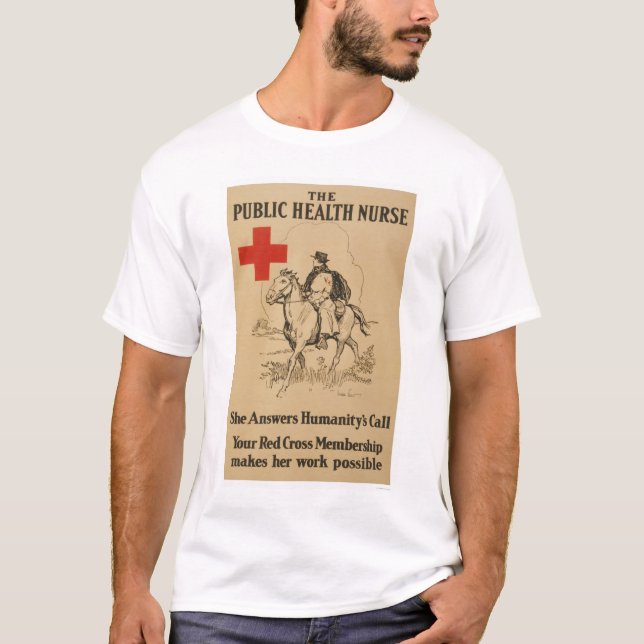 Öffentliches Gesundheitswesen-Krankenschwester - T-Shirt (Vorderseite)