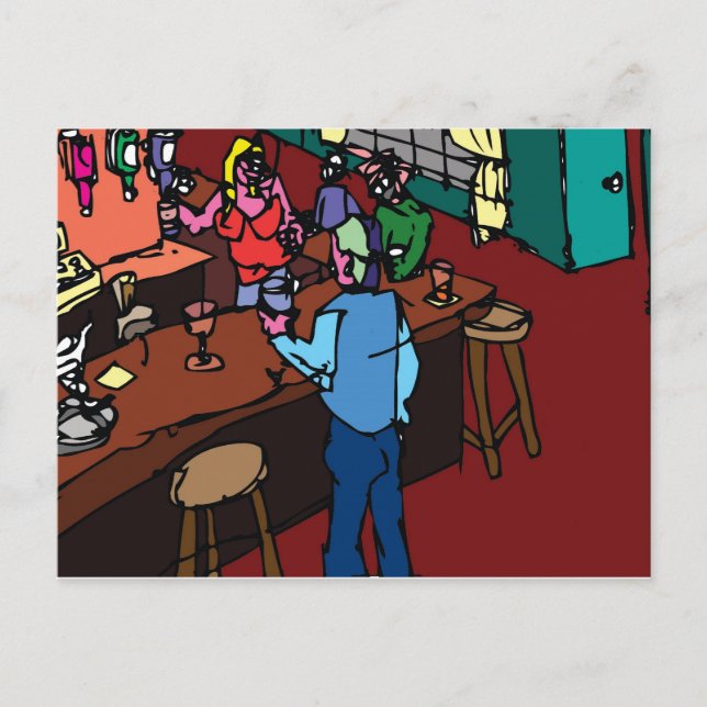 Öffentliches Haus Postkarte (Vorderseite)