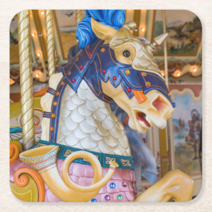 Öffentliches Museum für große Rapiden Rechteckiger Pappuntersetzer