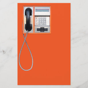 Öffentliches Telefon Flyer
