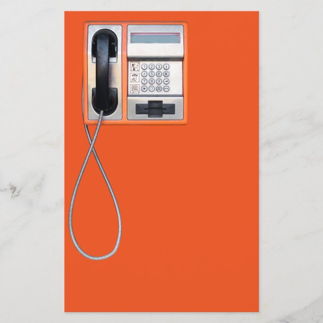 Öffentliches Telefon Flyer (Vorne)