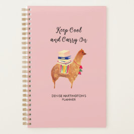 Office Alpaca Llama Pink Inspiration Personal Planer