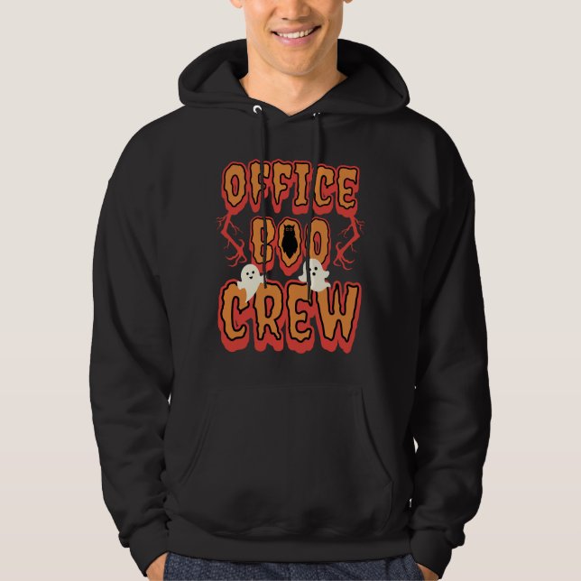 Office Boo Crew Funny Halloween Spooky Saison Hoodie (Vorderseite)