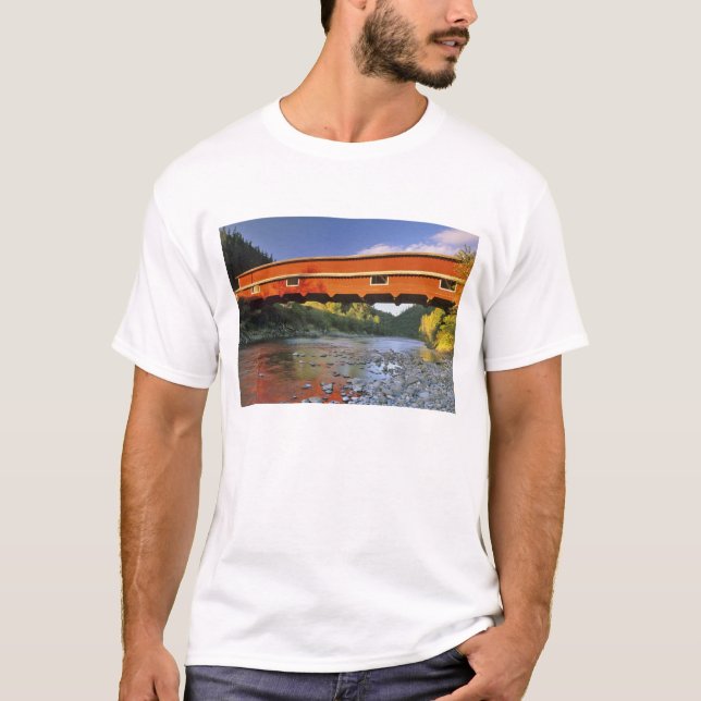 Office Covered Bridge ist die längste in Oregon be T-Shirt (Vorderseite)