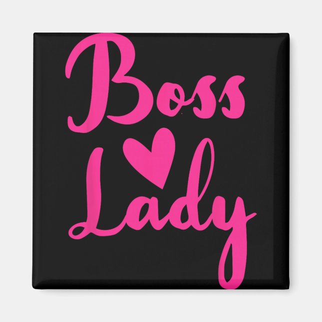 Office Employee Bosses Day Female Boss Ceo Manager Magnet (Vorne)