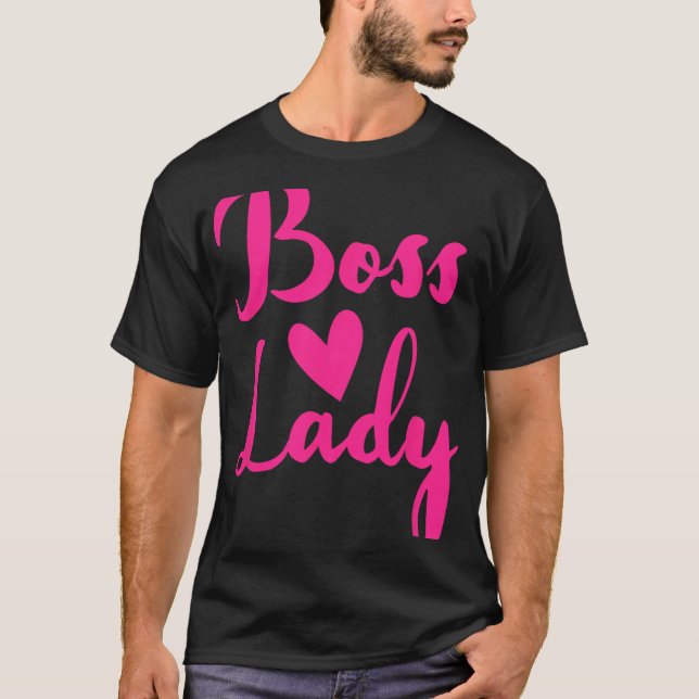 Office Employee Bosses Day Female Boss Ceo Manager T-Shirt (Vorderseite)