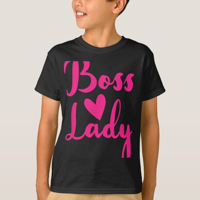 Office Employee Bosses Day Female Boss Ceo Manager T-Shirt (Vorderseite)