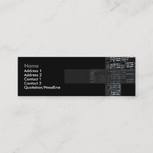 Office Gebäude Business Card Mini Visitenkarte