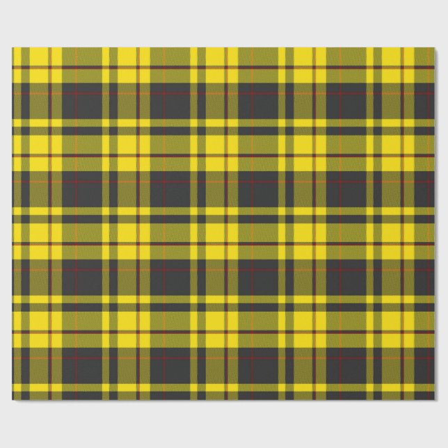 Office McLeod Tartan Wrapping Paper Geschenkpapier (Flach)