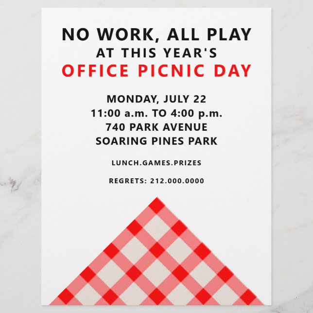 Office-Party Einladung-Flyer Flyer (Vorne)