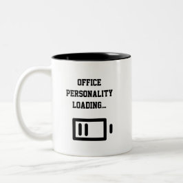 Office Personality Loading... Two-Tone Coffee Mug Zweifarbige Tasse