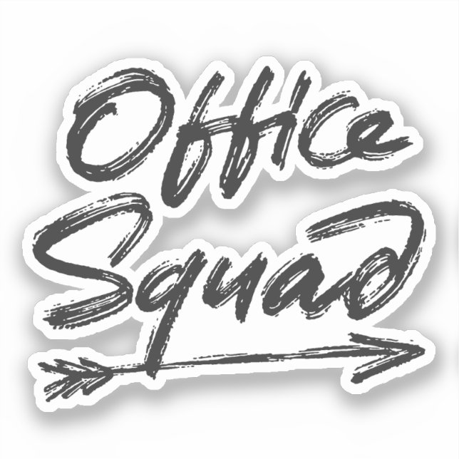 Office Squad Aufkleber (Vorderseite)